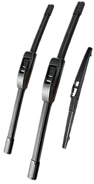 Scheibenwischerblätter Für Toyota Für Yaris Für Vitz XP90 Builted In Japan 2005-2011 Windschutzscheibenzubehör 2007 2008 LHD Vorne Hinten Scheibenwischerblätter Scheibenwischer