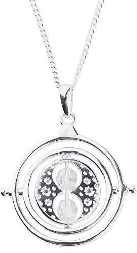 Harry Potter Zeitumkehrer (Time Turner) Unisex Halskette silberfarben