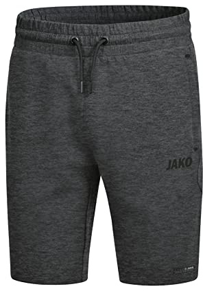JAKO Herren Shorts Premium Basics, Anthrazit-Meliert, M