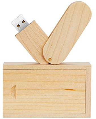 Garrulax USB Flash Drive 8GB / 16GB / 32GB Premium Massivholz High Speed USB 2.0 Flash Drive Memory Stick Data Storage Pendrive Thumb Disk
