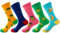 Rokmym Damen Socken Baumwolle 5 Paar Süße Lustige Bunte Socken Damen Thermal Socken Atmungsaktiv We (Santa)