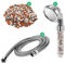 StoneStream® Duschkopf Eco Power Original Hochdruck Duschkopf mit Schlauch und Ersatzsteinen - 3in1 Sparset - für alle Duscharten