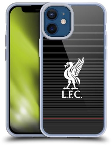 Head Case Designs Offizielle Liverpool Football Club Kit Weiss Und Schwarz Liver Bird Gelhülle [Militärischer Schutzgrad] Kompatibel Mit Apple iPhone 12 Mini Und Kompatibel Mit MagSafe