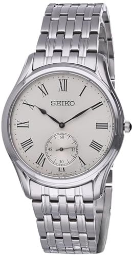 Seiko Herren Analog Quarz Uhr mit Edelstahl Armband SRK047P1