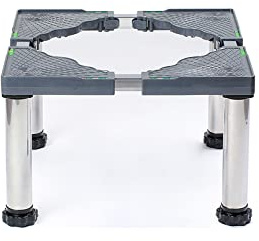 Kühlschrank Untergestell Verstellbare Sockel 25cm Höhenverstellbare Füße Mini Waschmaschine Sockel Länge/Breite 45-70cm Podest für Geschirrspüler mit Antirutschmatte