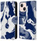 Head Case Designs Officially Licensed Tottenham Hotspur F.C. Blue And White Marble Badge Leather Book Wallet Case Cover Compatible With Apple iPhone 13 Mini