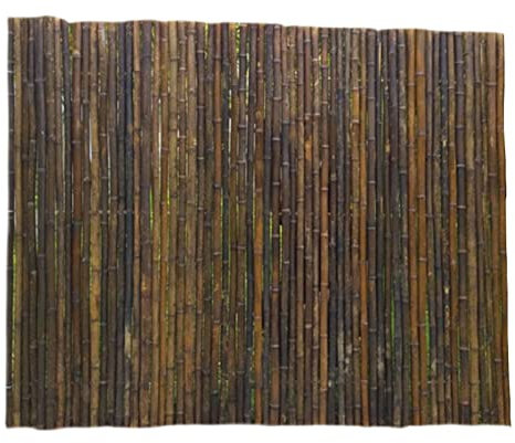 LBONG Bambus Sichtschutz Zaun Gartenzäunen Sonnenschutz Sichtschutz Windschutz Zaunblende Perfekt für den Garten, Balkon und Terrasse,Brown-150x200cm(4.9x6.5ft)
