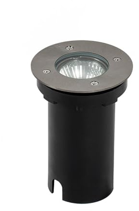 PRIOS Bodeneinbauleuchten Riya (wasserdicht (Modern) in Alu aus Edelstahl (1 flammig, GU10) - Bodeneinbauleuchte außen
