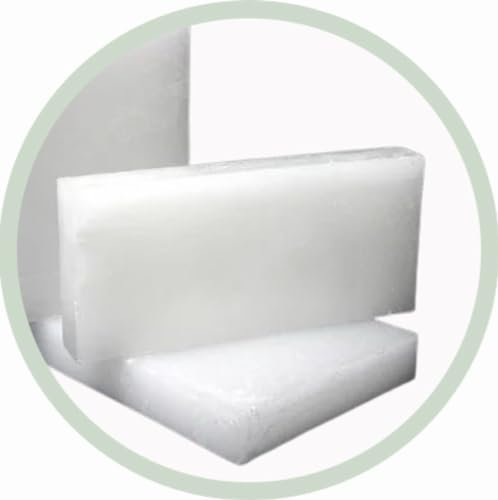 Voll Raffiniert Paraffinwachs I Kerzenwachs für Kerzen gießen | Platten | Geruchlos | Weiß (25, Kilogramm) Verwendung für Kerzen gießen- Eigene Kerzen herstellen- Ideal für Duftkerzen und DIY Kerzen