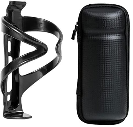 AEIOFU Bicycle Bottle Case Waterproof Bike Hard Shell Repair Tool Kit Bag with Mount Holder Cycling Supplies