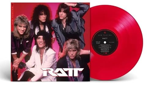 Now Playing - Ratt Exclusive Limited Edition Round & Round Red Color Vinyl LP Record