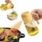 YARRAMATE Spray Huile Cuisine, 470 ml 2 en 1 Vaporisateur Huile d’Olive Avec Buse de Qualité Alimentaire, Flacon Distributeur d'Huile d'Olive pour Cuisine, Cuisine Accessoires (Orange)