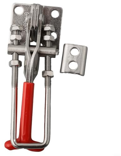 Edelstahl-Kippklemme, robuste Verriegelung, U-Bolzen, selbstschließende Knebelklemme, verstellbare Knebelklemme, Schnellverschluss-Clip, 200 kg