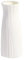 Blumenvase Plastik Nordic Vase Moderne dekorative Vase -Plastik -Vasen Vasen Desktop Orament für Wohnzimmer Büro Hochzeitsdekoration Weiß (m)