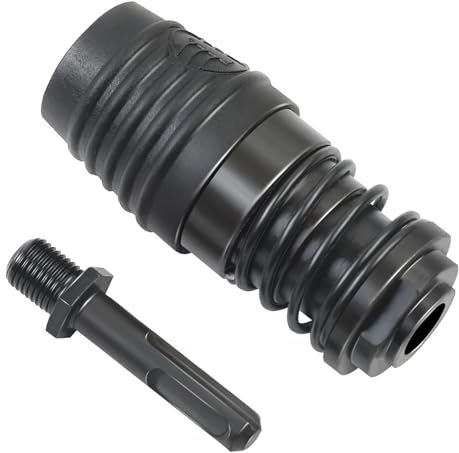 Bohrfutter Adapter auf SDS-Max für Bohrhammer mit SDS-Plus Aufnahme,Schnellspannfutter Bohrer Meißel Bohrhammer Bohrfutteradapter