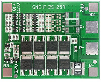 iFutniew 1 PCS Protection Board BMS Lithium Battery Charger 12V 25A with Power Battery Enhance PCB Protection Board