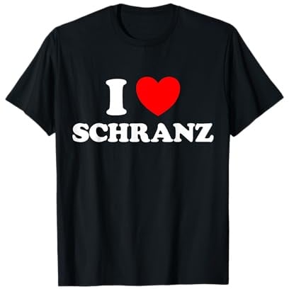 I Love Schranz Lustiger Hard Tekno Techno Deutsch Fast Music Fan T-Shirt