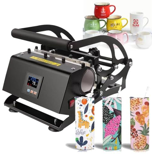 Machine de presse à chaud, presse à chaud pour gobelets en verre/céramique/aluminium Tasse à café