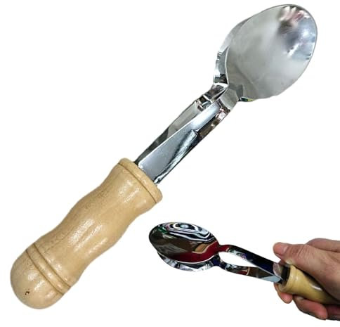 Heritage Music Spoon, Stainless Steel Spoon with Wooden Handle, Hand Percussion Folk Appalachian Instrument, Music Experience for Adults and Children