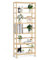 VEVOR 6 Ripiani Libreria in Bambù, Scaffale Portaoggetti Autoportante Multifunzionale Porta Piante per Fiori, Scaffale per Archiviazione per Bagno Camera da Letto Ufficio Studio Colore Naturale