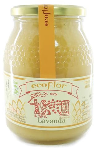 Miele di Lavanda. Miele puro di api Spagnole, 100% naturale. Gusto fresco e leggermente acidulo. Artigianale prodotto nella zona della Cantabria, Spagna. Mieles puro d'api. Gourmet.