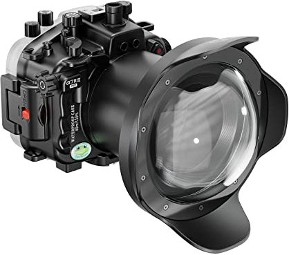 Sea frogs A7R III PRO Boîtier pour appareil photo sous-marin compatible avec appareil photo Sony A7R III, étanche à 40 m (A7RIII PRO- WA005A)