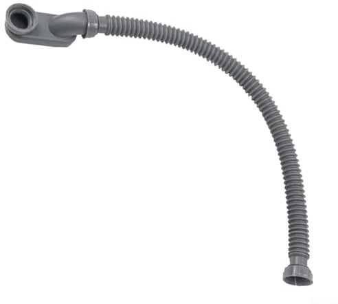 Jotekonoby Tuyau d'évacuation flexible en P pour baignoire, douche, tuyau d'évacuation pliable en plastique PP, réglable, 28 à 74 cm, étanche