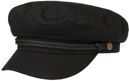 Brixton Unisex-Erwachsene Fiddler Cap Zeitungskappe, Schwarz, X-Small