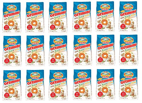 18x Divella Ottimini con Riso e Mais Shortbread Kekse mit Reis und Mais 400g Biscuits Cookies italienische Kekse