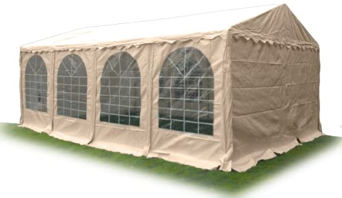 Ambisphere Premium 4x6 m- Pavillion mit festem Dach - Gartenpavillon Plane 850 N Gartenzelt - Festzelt - Bierzelt Wasserdicht & Feuerresistent in diversen Größen mit 5 Jahren Garantie