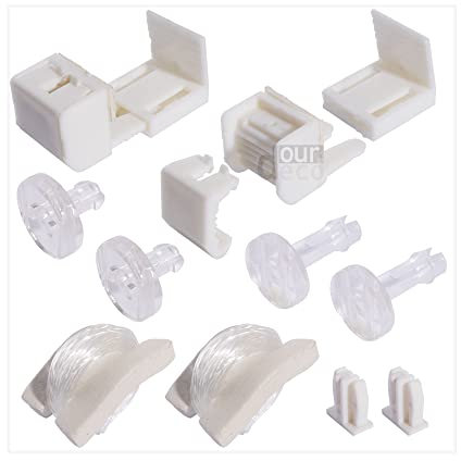 ourdeco® Zubehör | Verspannung für DuoRollo oder Klemmfix Doppelrollo | Pendelsicherung | kann nachträglich montiert Werden