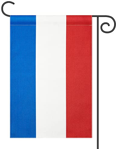 ZxxVZG Niederländische Gartenflagge für drinnen und draußen, Dekoration, für Hof draußen, 30,5 x 45,7 cm, doppelseitig, DIY-Feier.