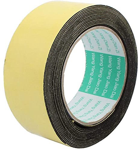 Schaumstoff-Klebeband, selbstklebend, 50 mm x 6 mm, einseitig, Schaumstoffkleber, 5 m