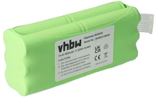 vhbw Akku kompatibel mit Dirt Devil M613 Staubsauger (800 mAh, 14,4 V, NiMH)