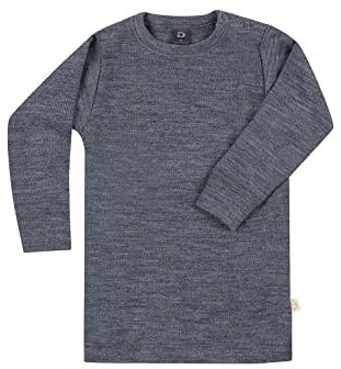Dilling Baby Langarmshirt Bio-Merinowolle Baselayer Unterwäsche weich und temperaturregulierend