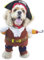 Hotumn Hundekostüm, Fluch der Karibik-Stil, Halloween-Hundekleidung mit Piratenhut, lustiges Haustier-Outfit, Katzenkostüm für kleine Hunde, Rollenspiele, Party, Spaziergänge im Freien, Größe M