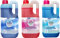 PLANTAWA Liquide WC chimique Caravane WC Blue 2L + Rinse 2L + Fresh 2L, Liquide pour camping-cars eaux noires + cuvette WC chasse d'eau grise Réservoir de déchets pour camping-cars, liquide Potty