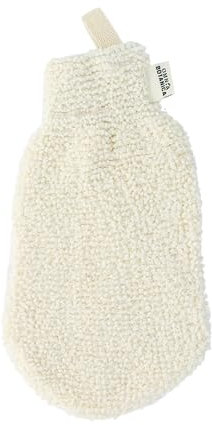 OMNIA BOTANICA - Gant douceur en fibres de bambou - Massage du corps tout en douceur - Nettoyage parfait de la peau - Gant de bain - Spa - Exfoliation douce
