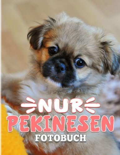 Nur Pekinesen Fotobuch: Sammlung von 40 hochwertigen und niedlichen Fotos von Hunden | Perfekte Geschenke für Kinder und Erwachsene zur Dekoration.