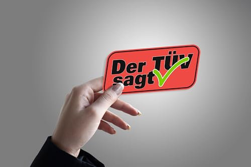 Der TÜV sagt ja Aufkleber Sticker Fun