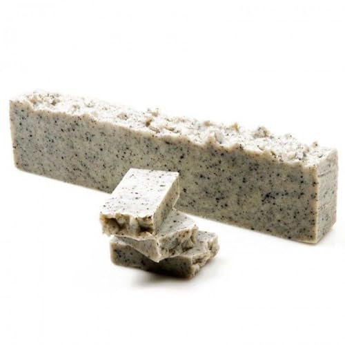 Pack 10 Jabón natural de Avena y Coco - Exfoliante para pieles delicadas - Calma la irritación de la piel más seca - Hidratante