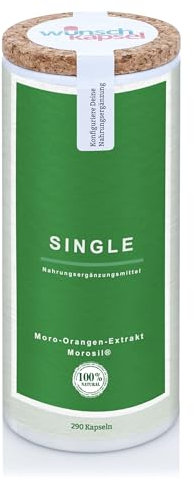 Wunschkapsel SINGLE Moro-Orangen-Extrakt (Morosil) - 290 Kapseln Inhalt