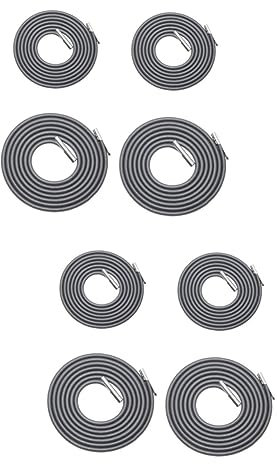INOOMP 8 STK Gummiseil Stuhlschnur aus Gummi Kabel für Gartenstühle Stuhl Longue Schnur Liegestuhlseil Bungee Stuhlzubehör Schnürsenkel Chaiselongue Gummischnur Seilzubehör Streifen Deck