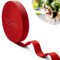Mbsomnus 15M Gurtband Polypropylen Gurtband 25 mm Rot Gurtband Baumwolle Taschengurt Gurtbänder Wasserresistent Nylonband für Schneiden Nähen DIY Gepäckgurten Rucksack Hundeleinen Handtaschen