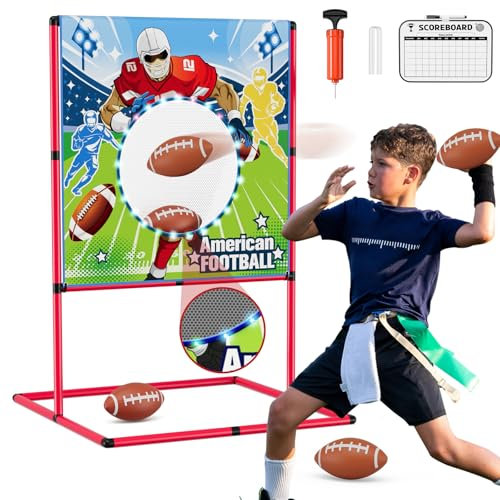 Wurfzielspiel - American Football mit Beleuchtung