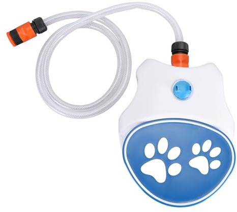Goshyda Dog Outdoor Water Fountain Step On, Activated Drinking Pet Water Dispenser, Pet Pedal Fountain for Immediate Supply Fresh Water