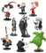 Disney Store Official - Nightmare Before Christmas - Figurenspielset - Set mit 9 geformten Spielzeugfiguren - Mit Jack Skellington, Sally, Oogie Boogie, Zero, Furcht, Angst und Schrecken und Anderen