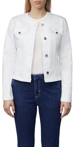 Comma Taillierte Jeansjacke mit Waschung
