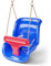 The Magic Toy Shop Blue Toddler Swing Chair – Fits Most Frames, Safe & Adjustable Kids Swing Seat with Secure Harness - Outdoor Playground Equipment for Gardens
