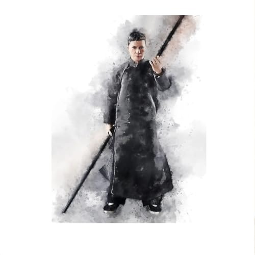 SSLDP LFHLI Chinesisches Kung Fu Meister Poster Ip Mann Donnie Yen Wandkunst Wing Chun Master Leinwand Malerei Und Drucke Für Home Decor Bild 40x60cm Kein Rahmen